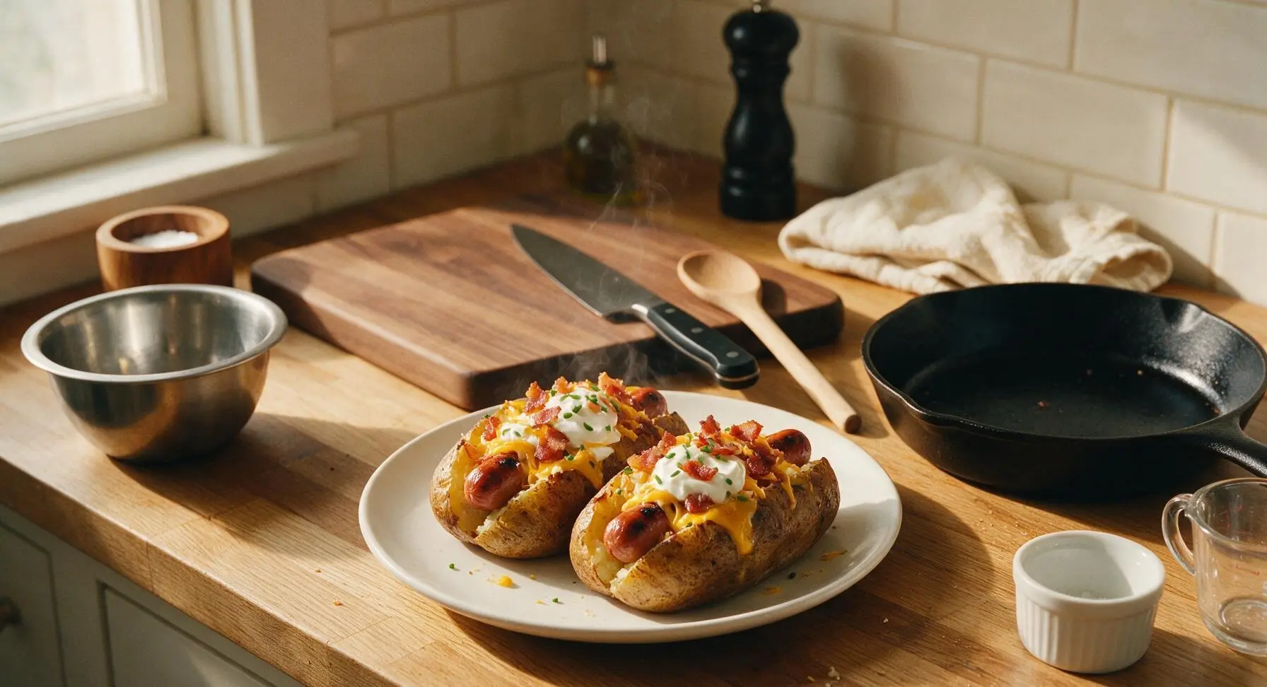 Loaded Baked Potato HotDog