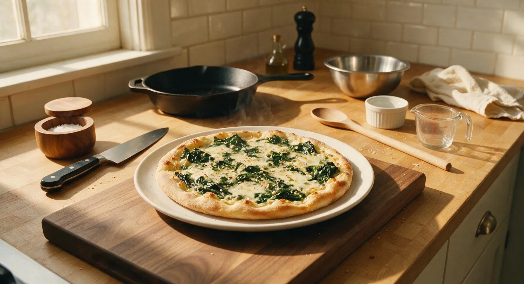 Spinach Pizza