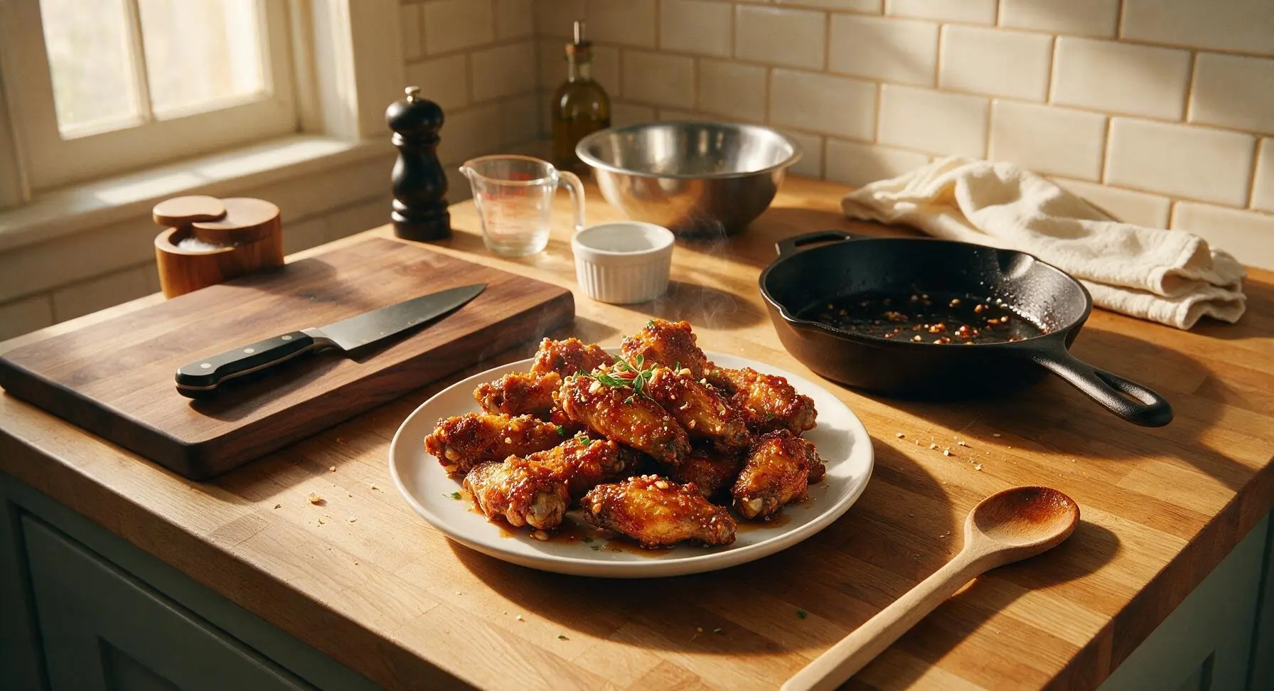 Spicy Garlic Wings