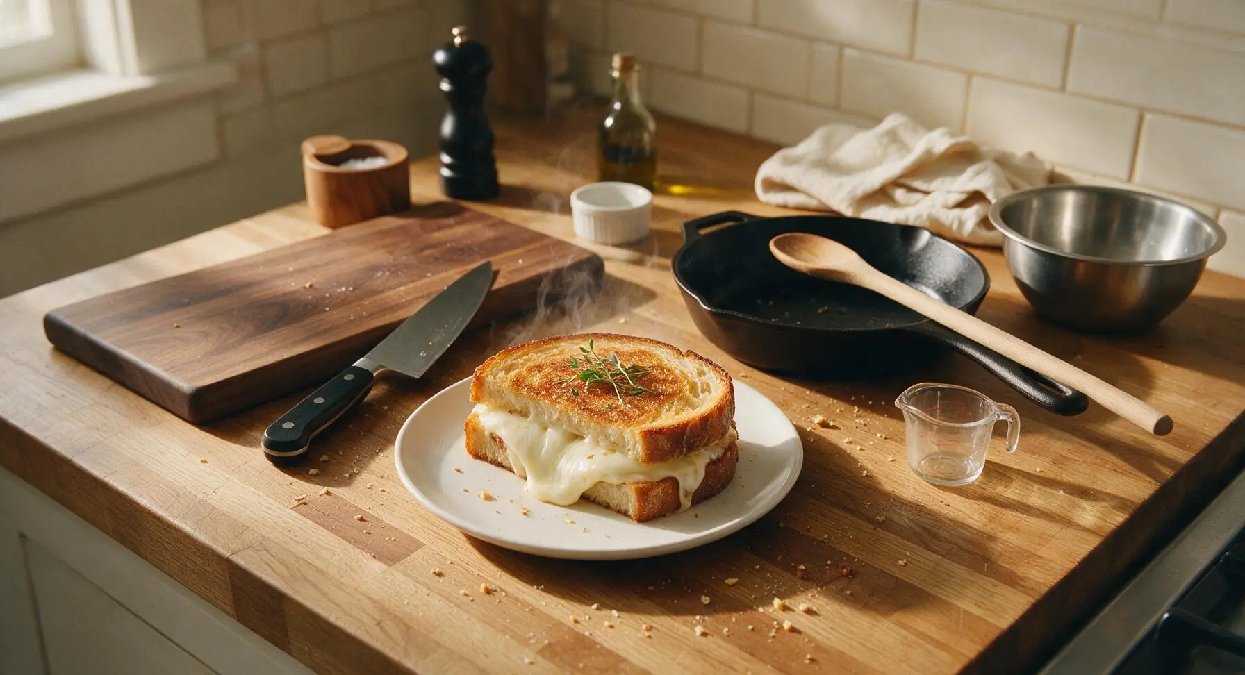 Mozzarella Grilled Cheese