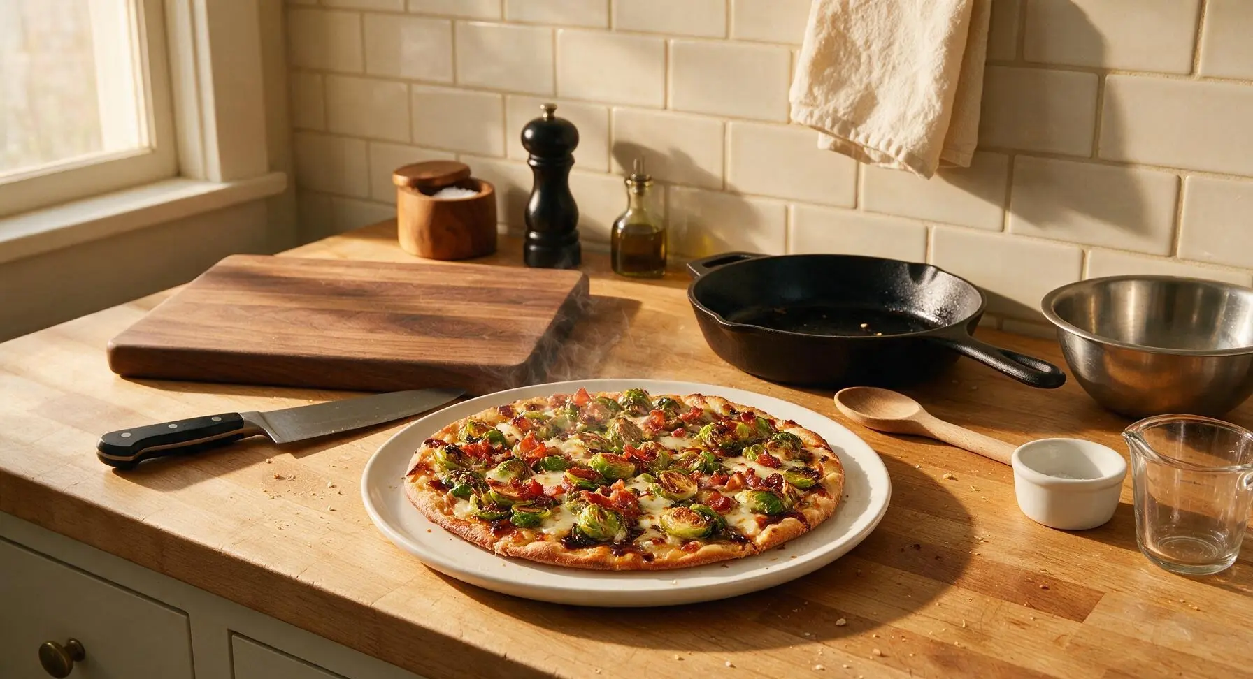 Brussels Sprouts Pizza