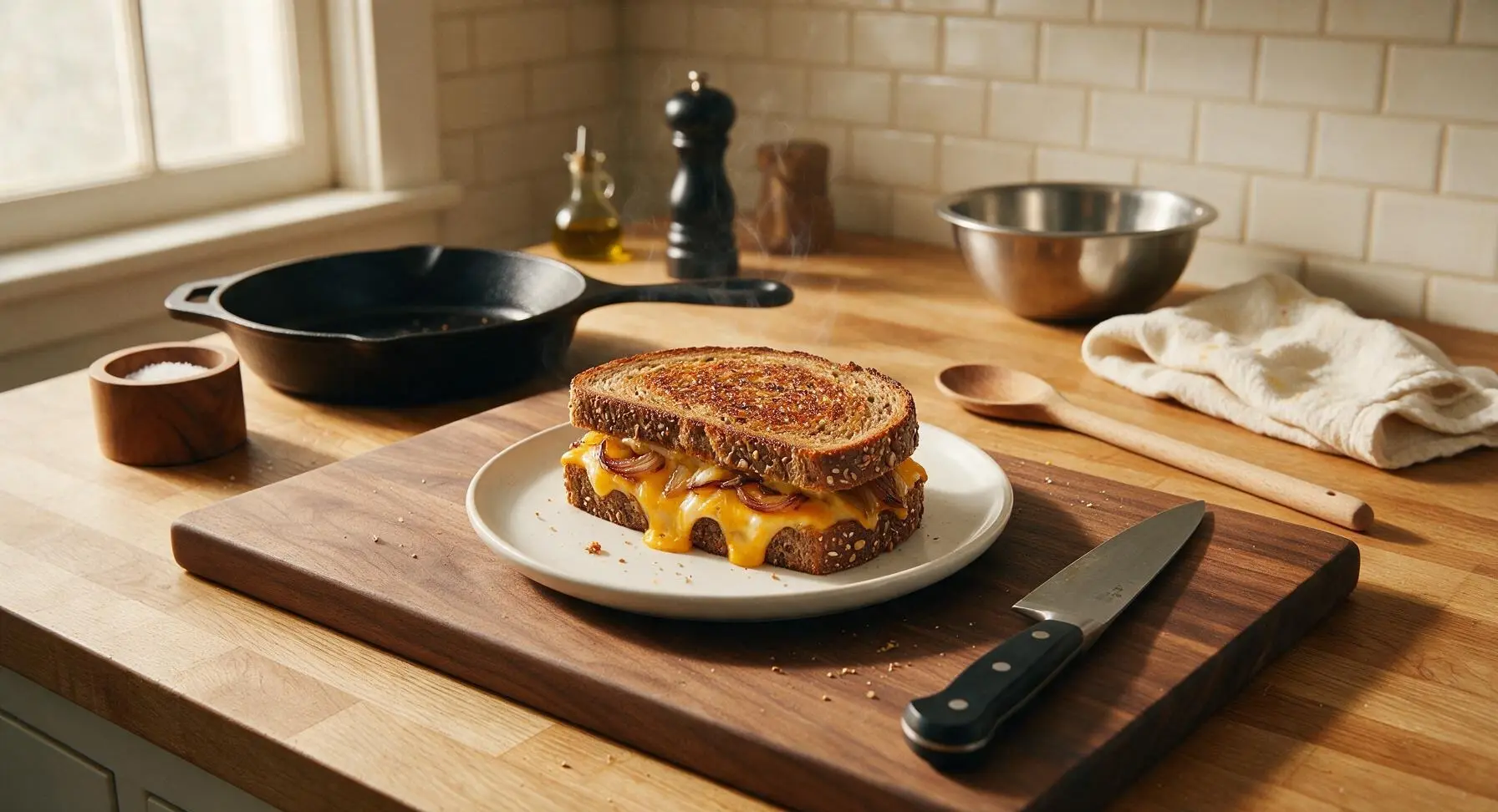 Rye Grilled Cheese