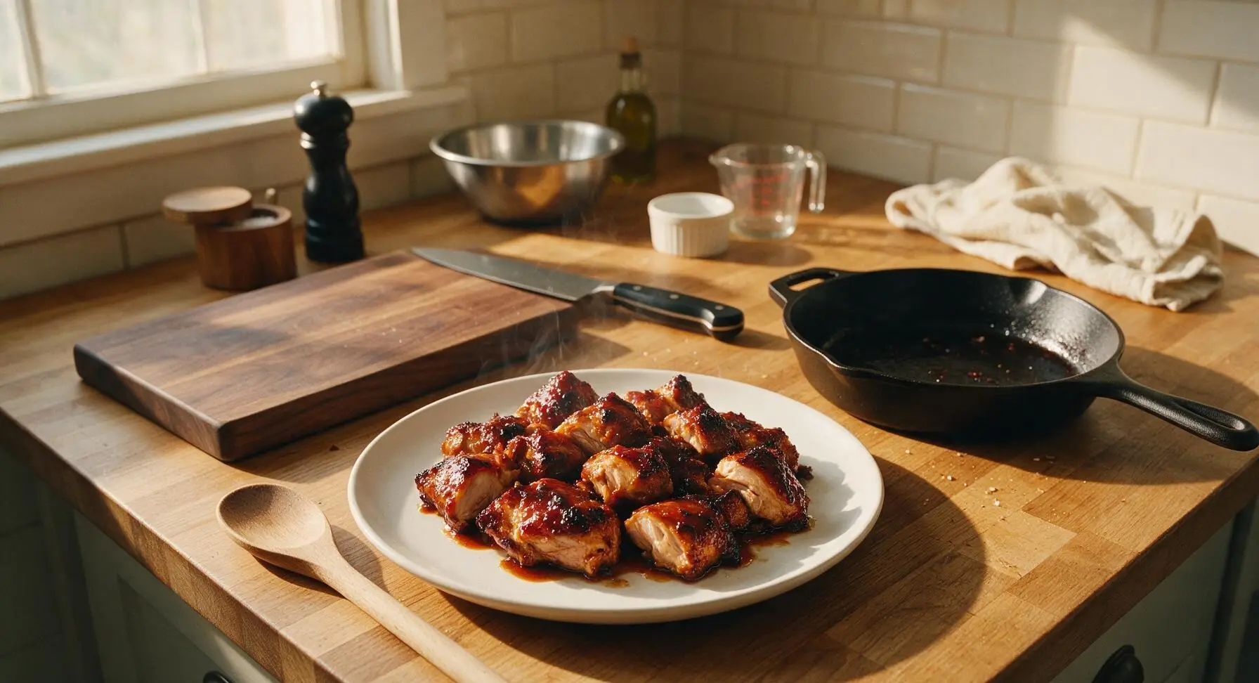 Chicken Thigh Burnt Ends