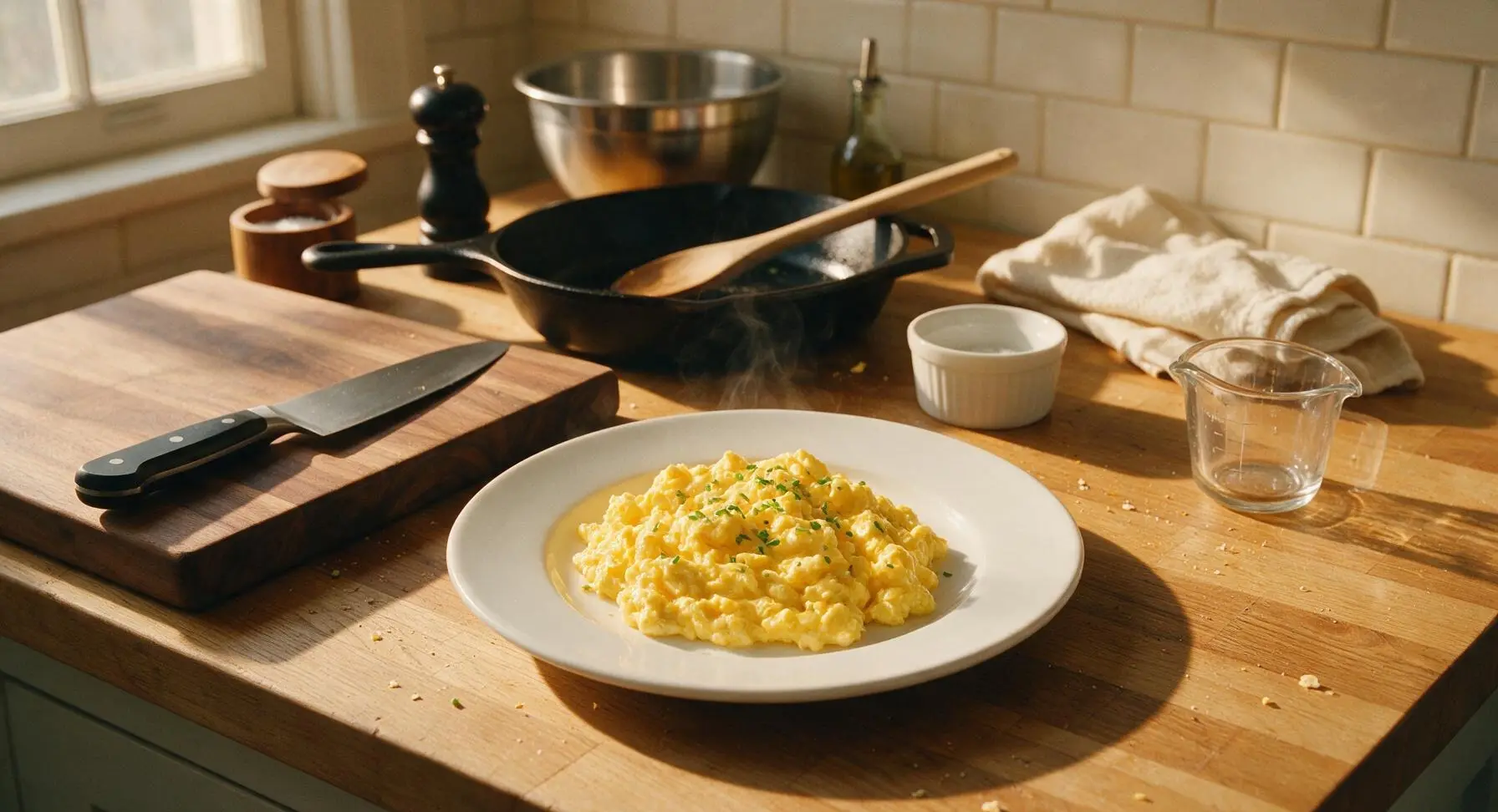 Greek Yogurt Scrambled Eggs