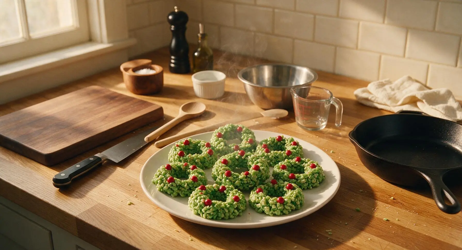 Rice Krispie Wreaths