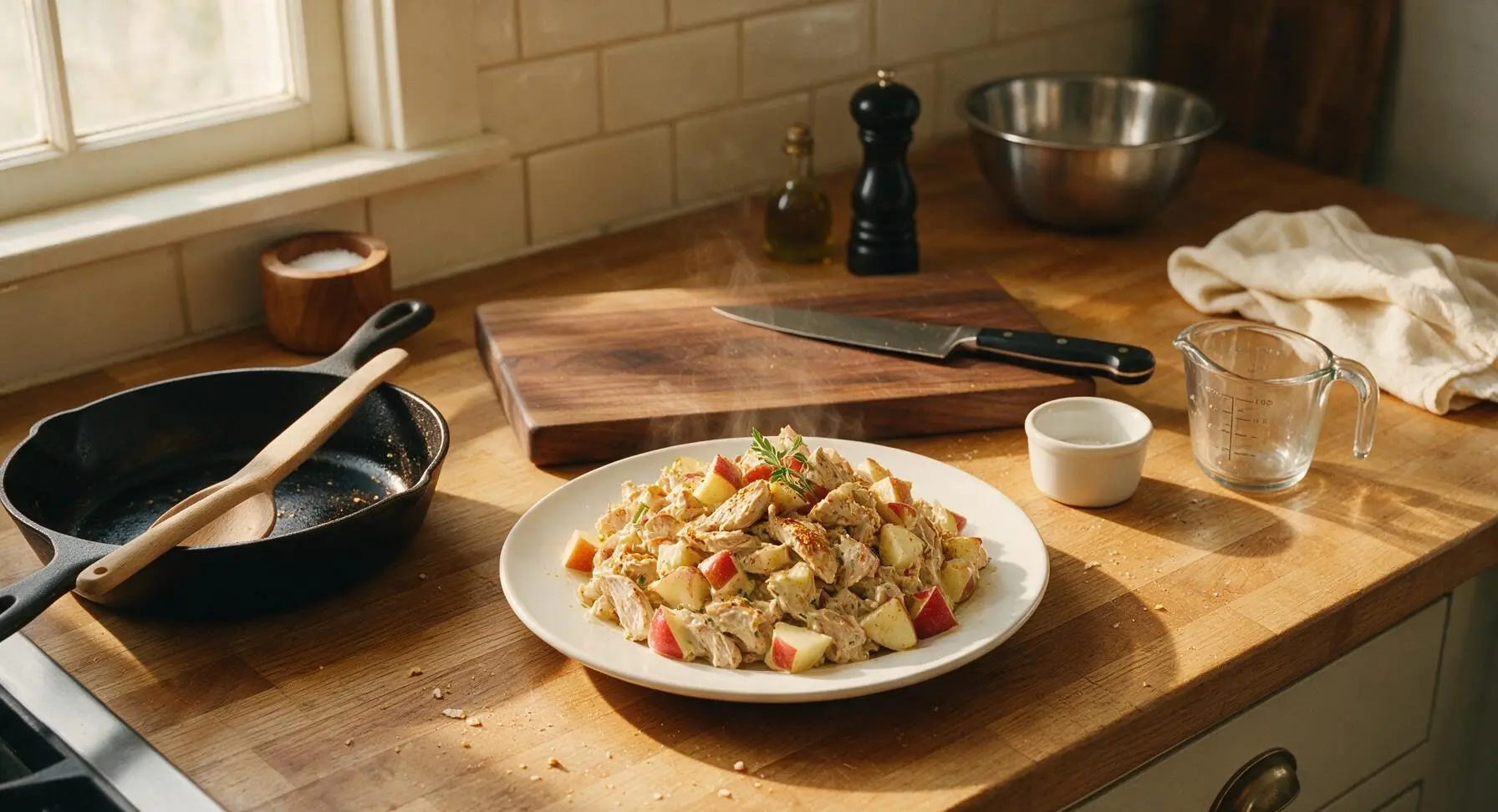 Curried Turkey Salad with Apples