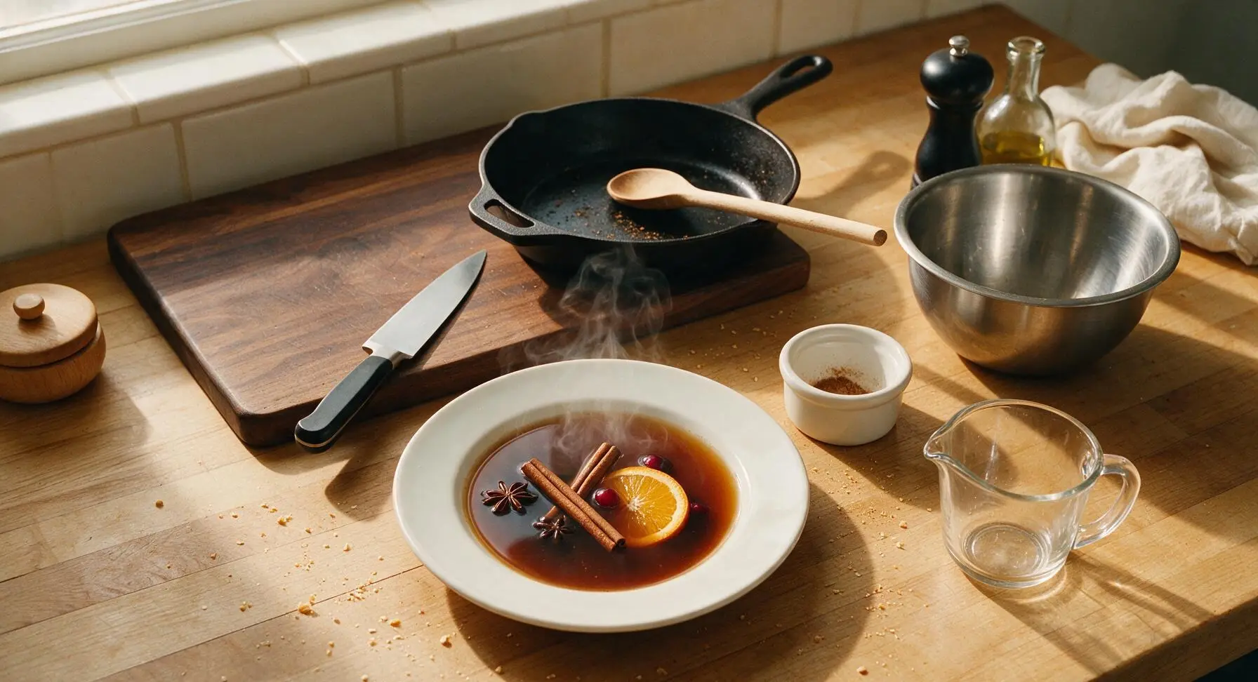 Hot Cider with Spices