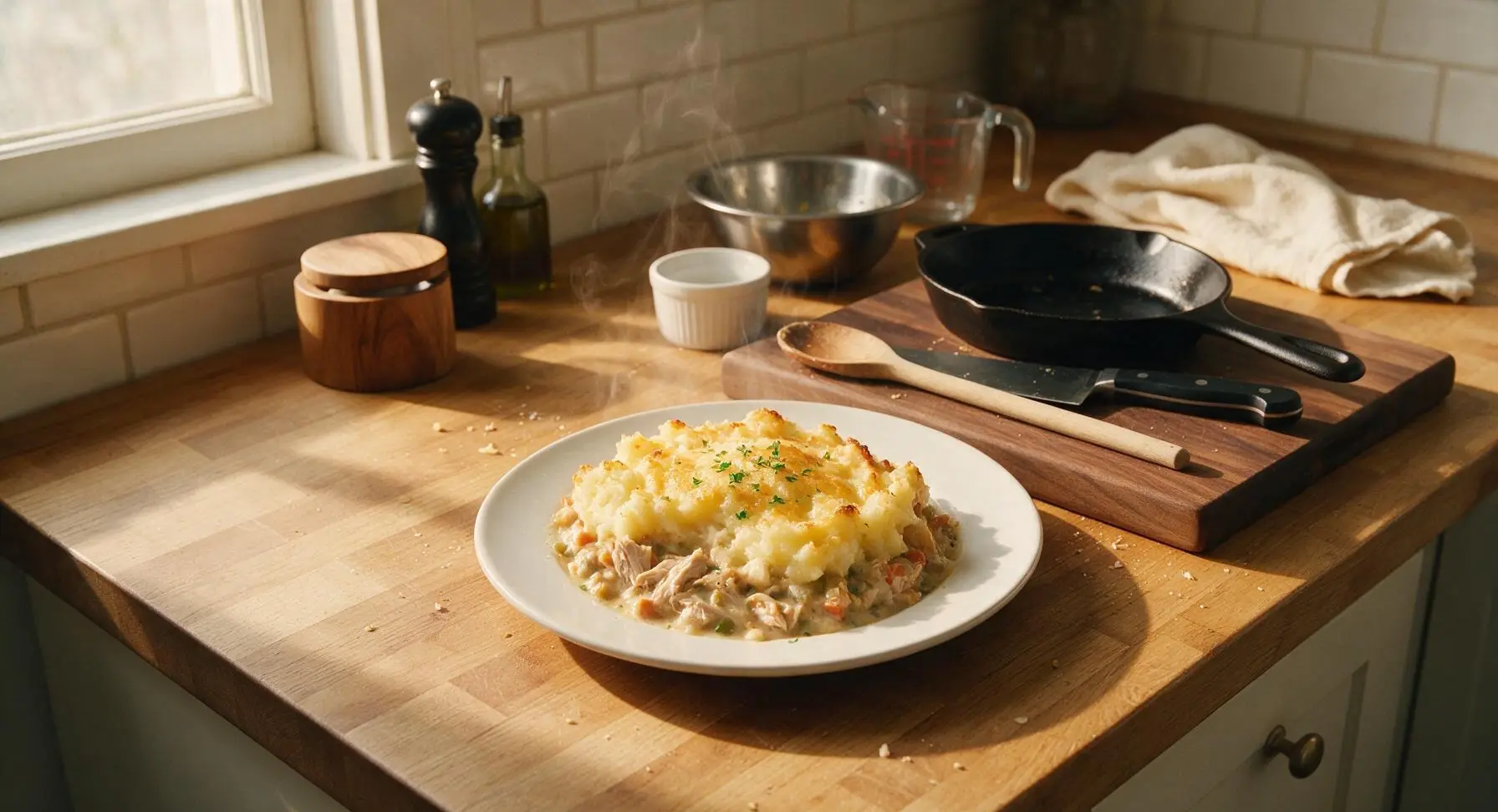 Leftover Turkey Shepherd's Pie
