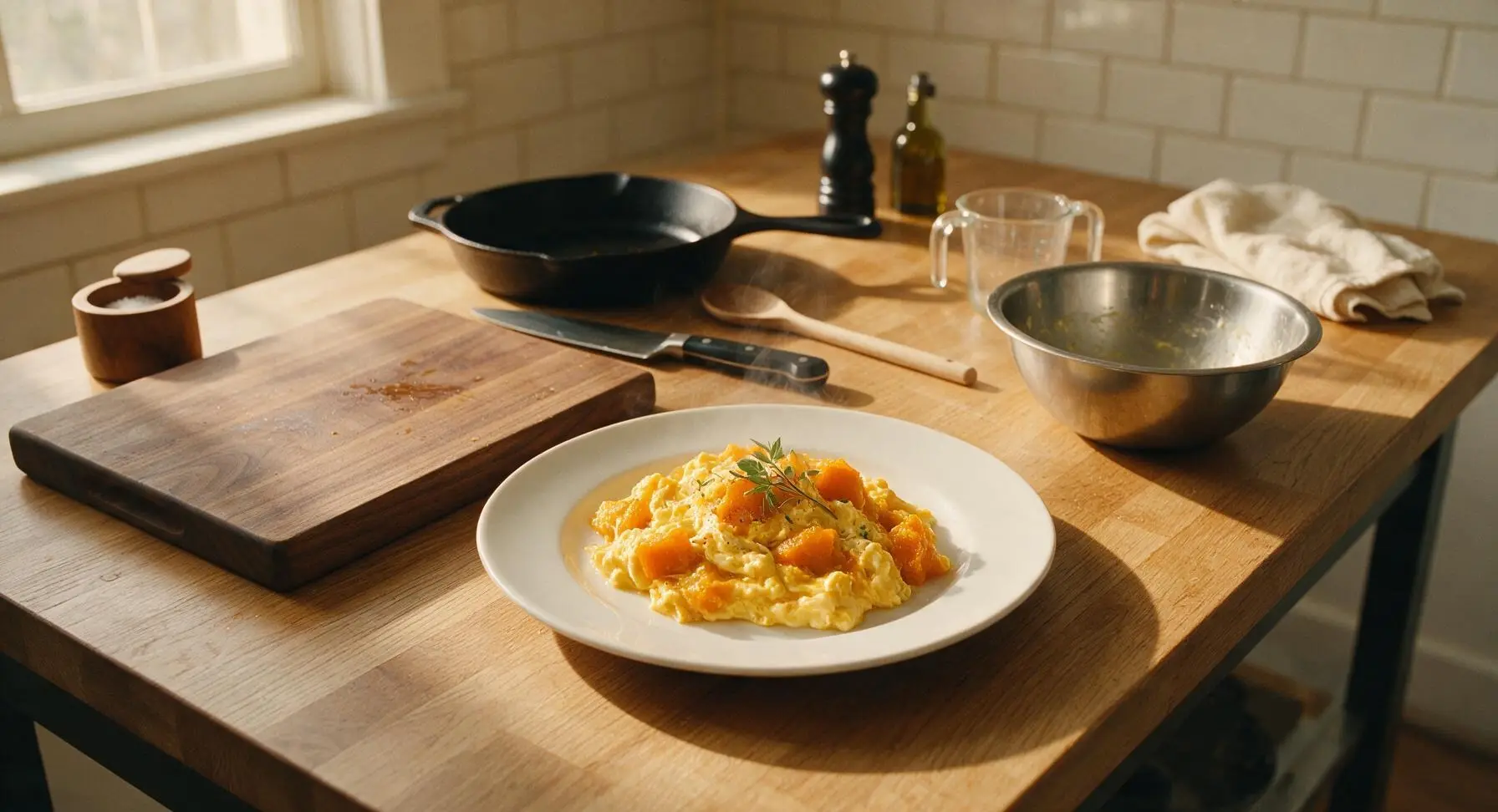 Pumpkin Scrambled Eggs