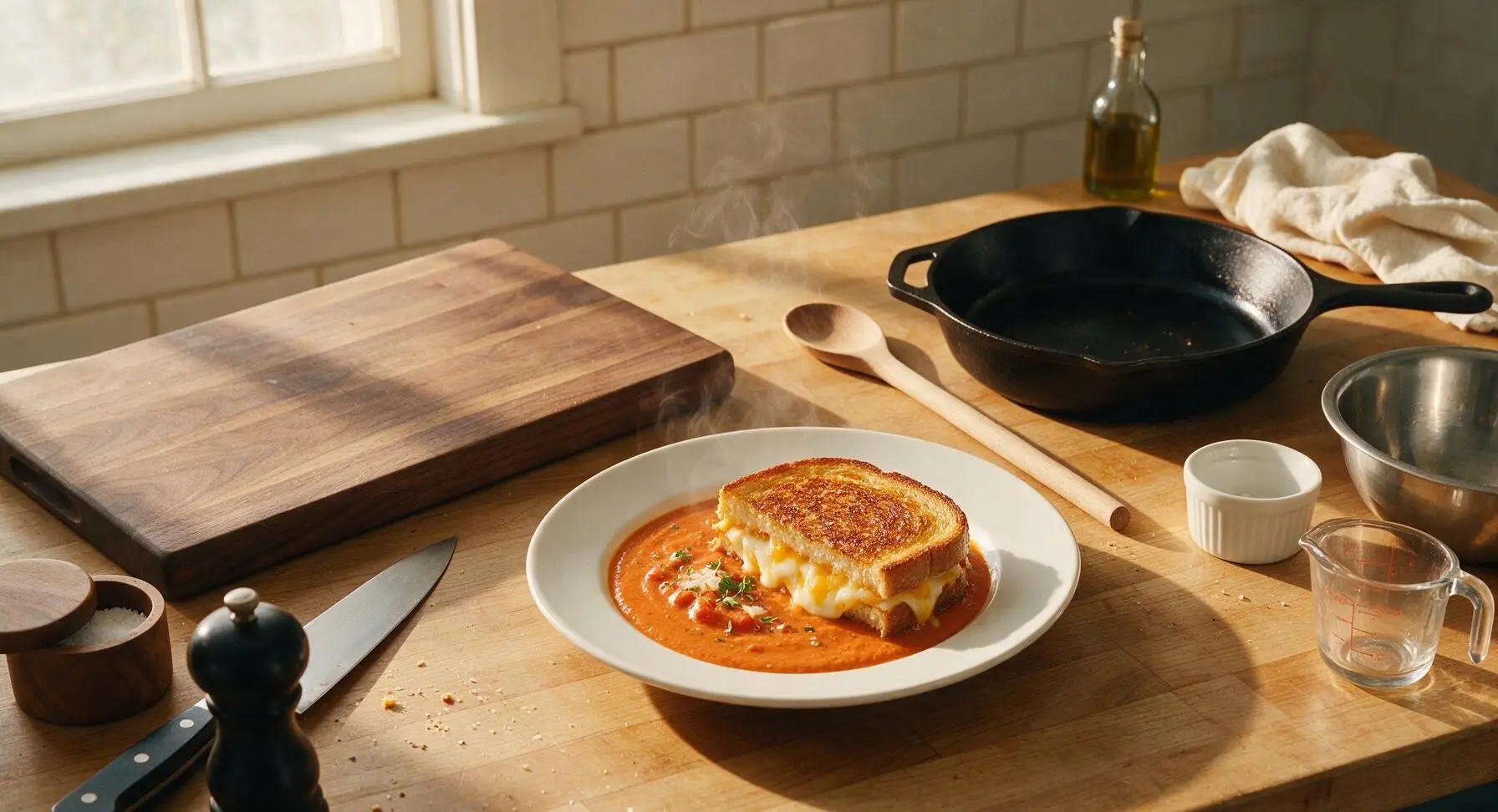 Tomato Bisque Grilled Cheese