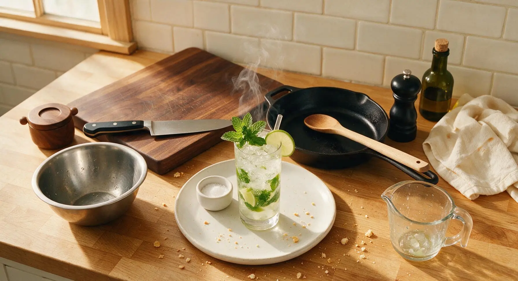 Virgin Mojito non-alcoholic cocktail