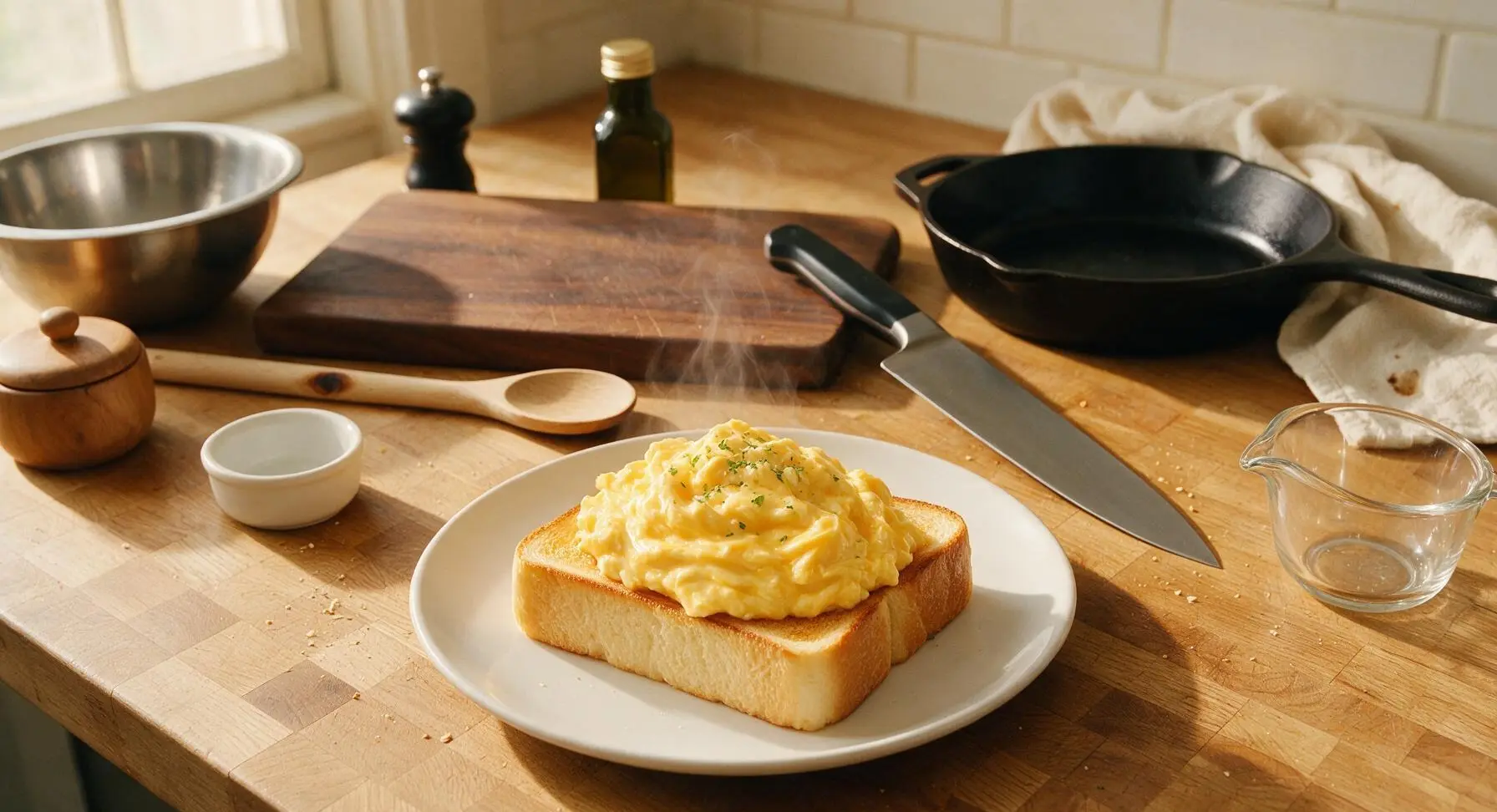 Shokupan Scrambled Eggs