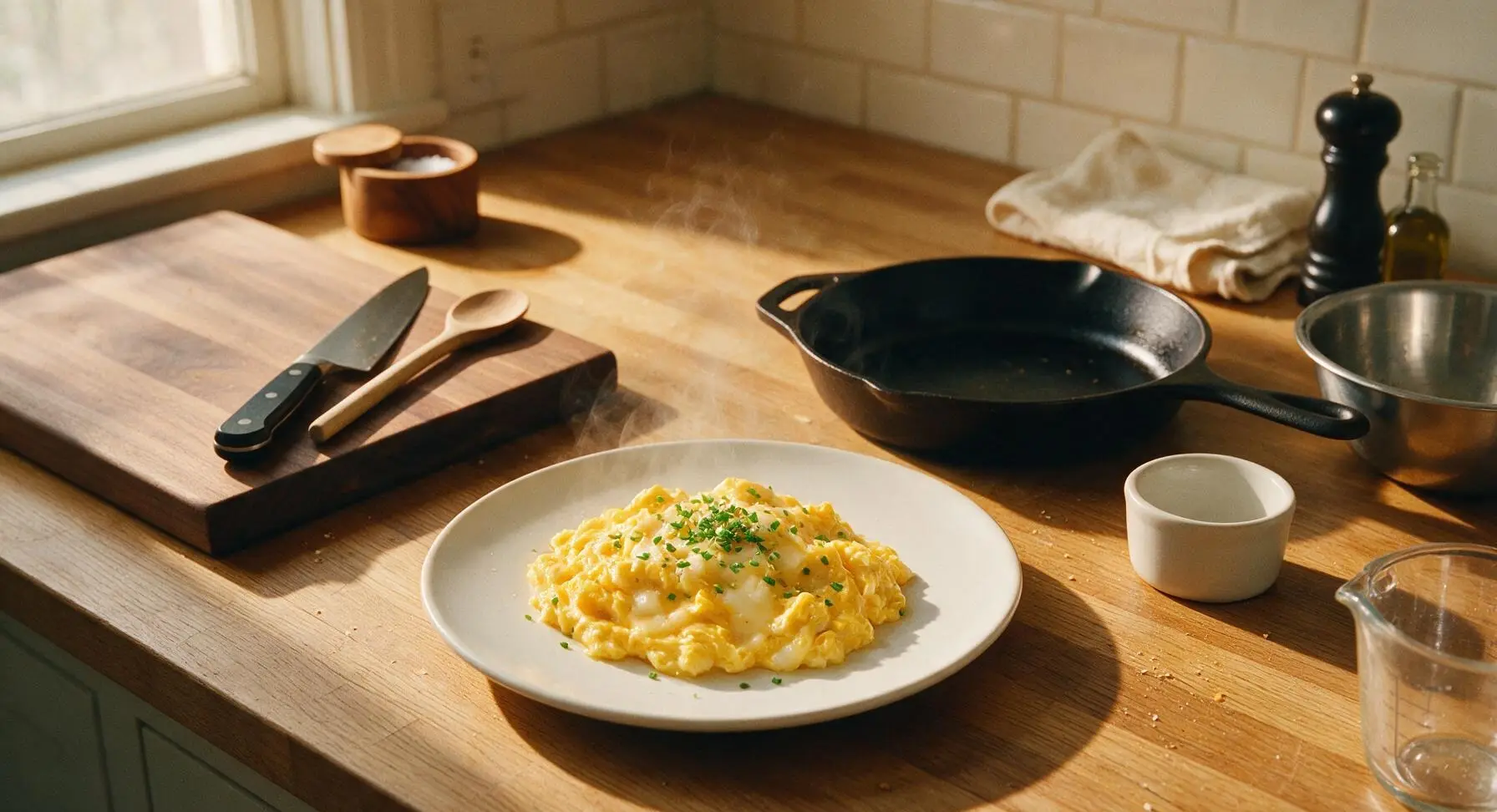 Gruyere Scrambled Eggs