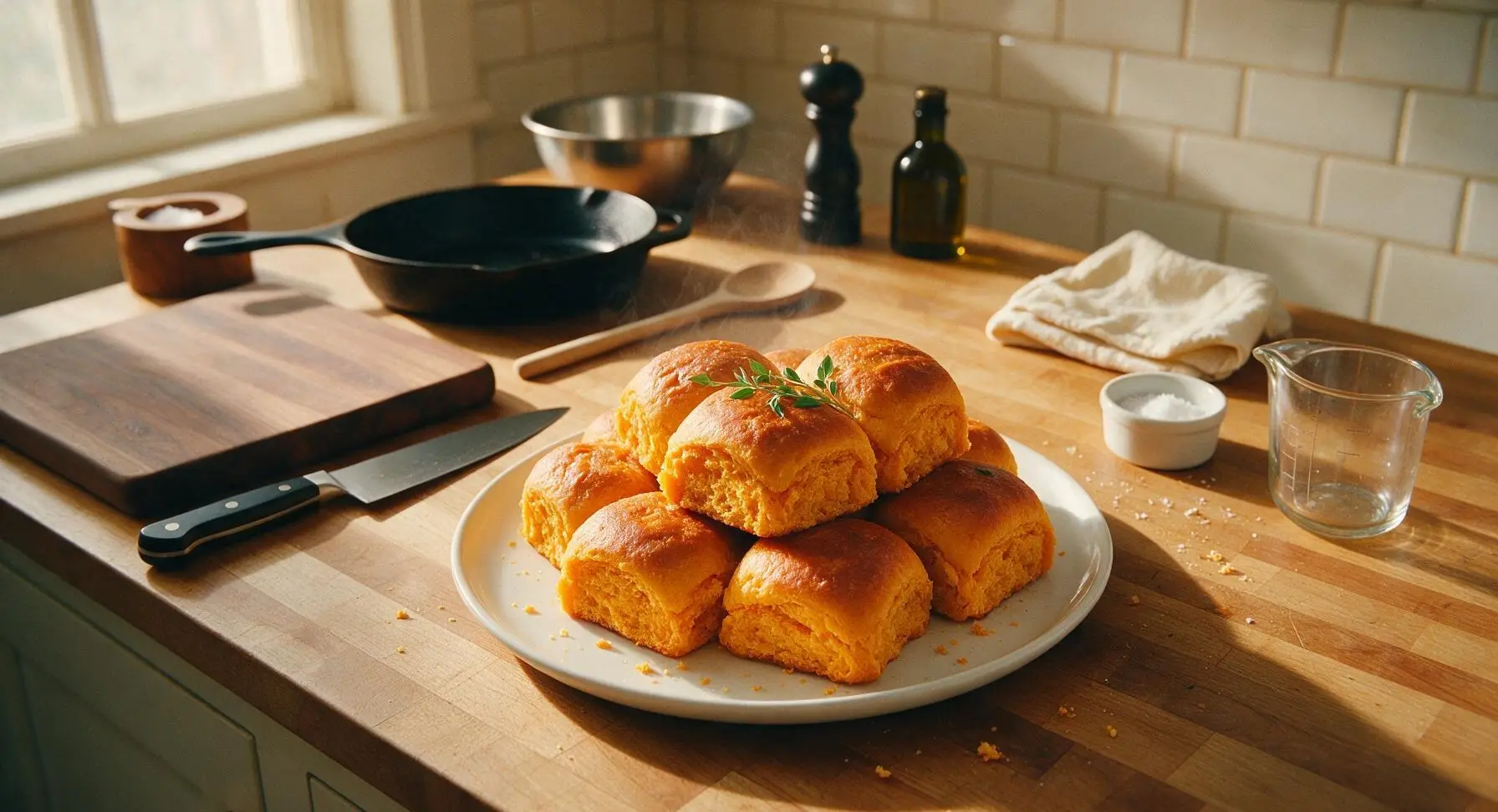 Sweet Potato Bread Rolls