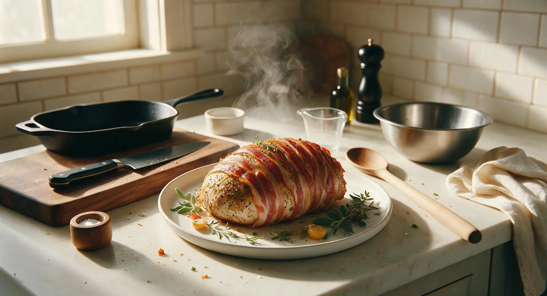 Pancetta Wrapped Turkey