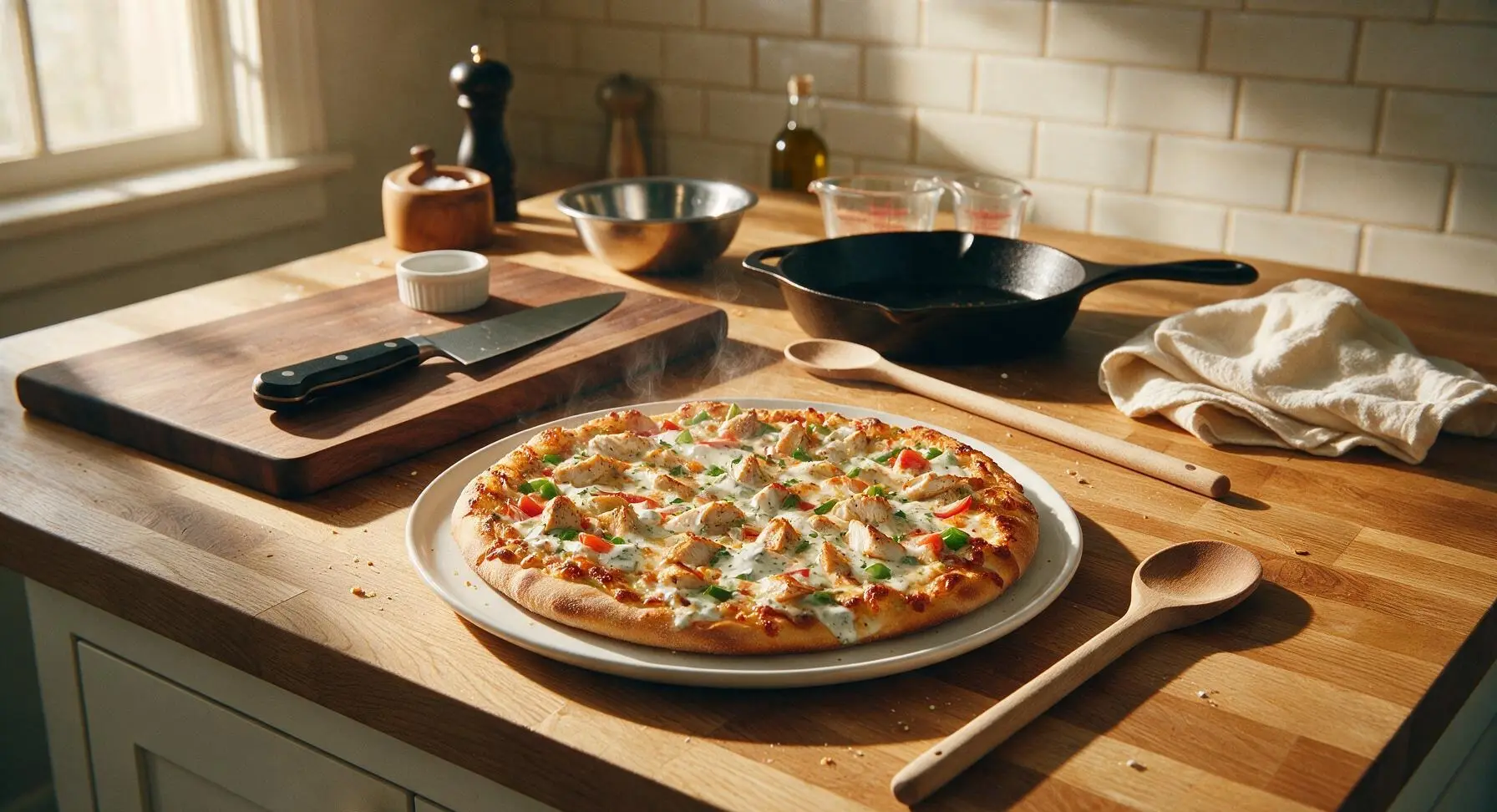Ranch Chicken Pizza