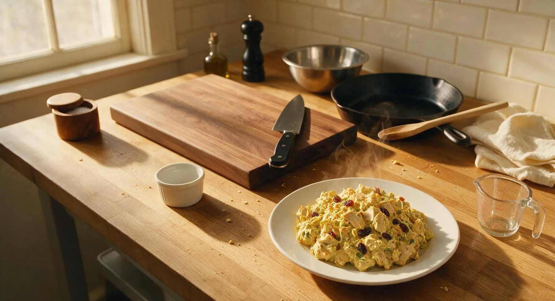 Curried Turkey Salad with Yogurt