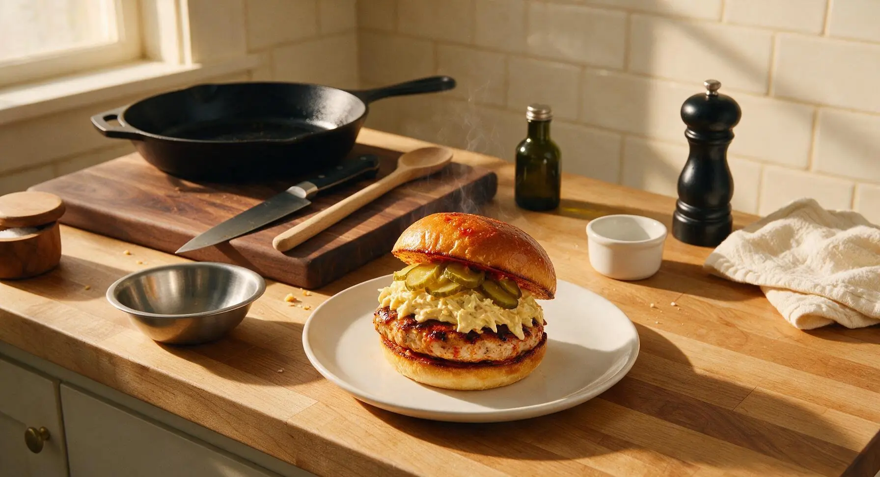 Nashville Hot Turkey Burger