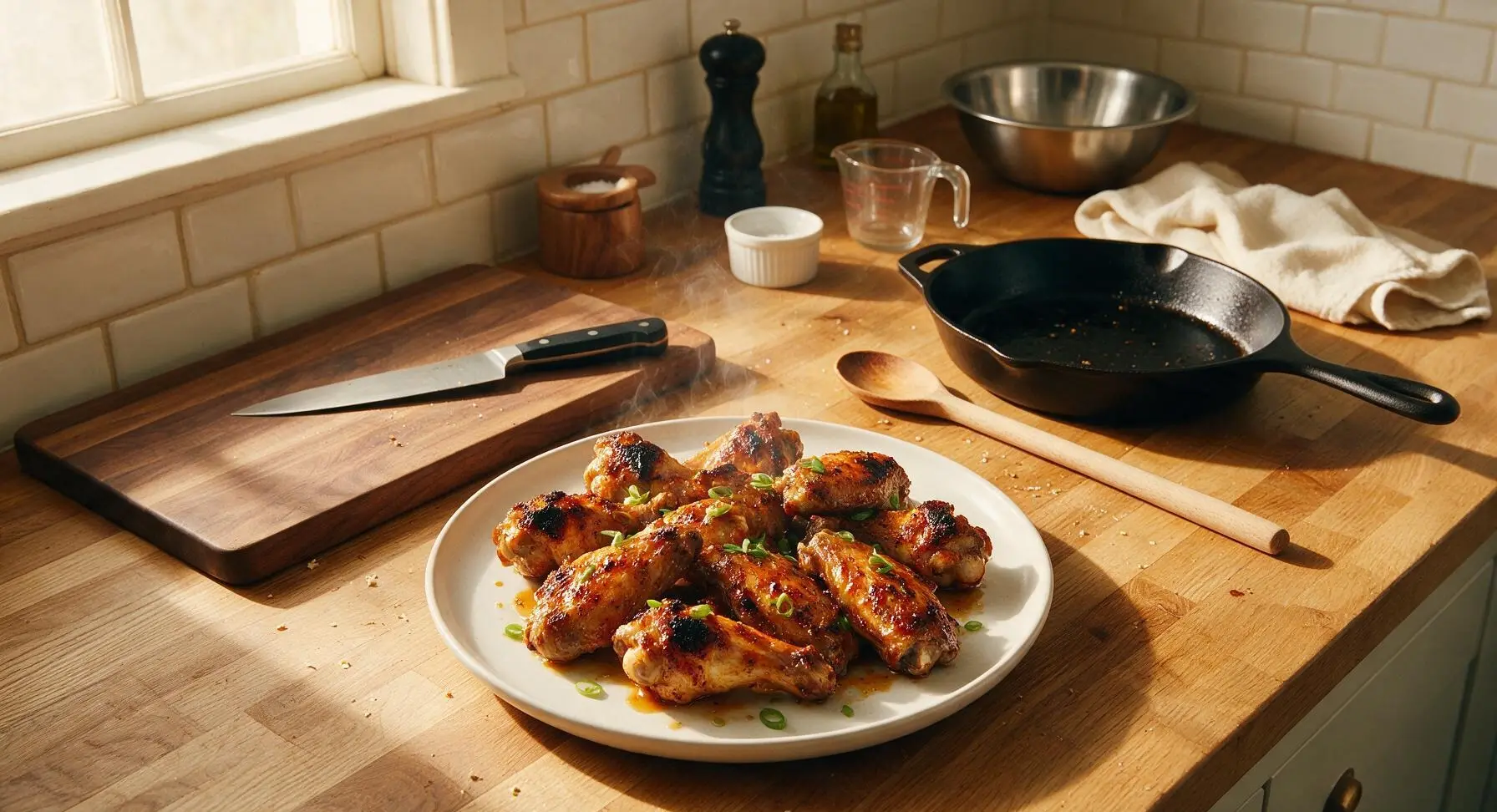 Grilled Chicken Wings (Two-Zone)