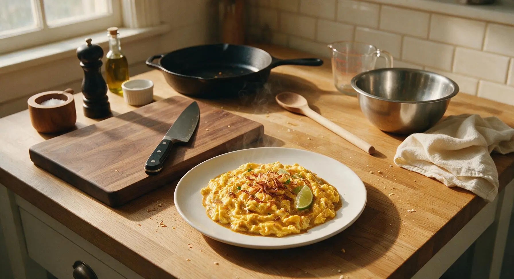 Massaman Curry Scrambled Eggs