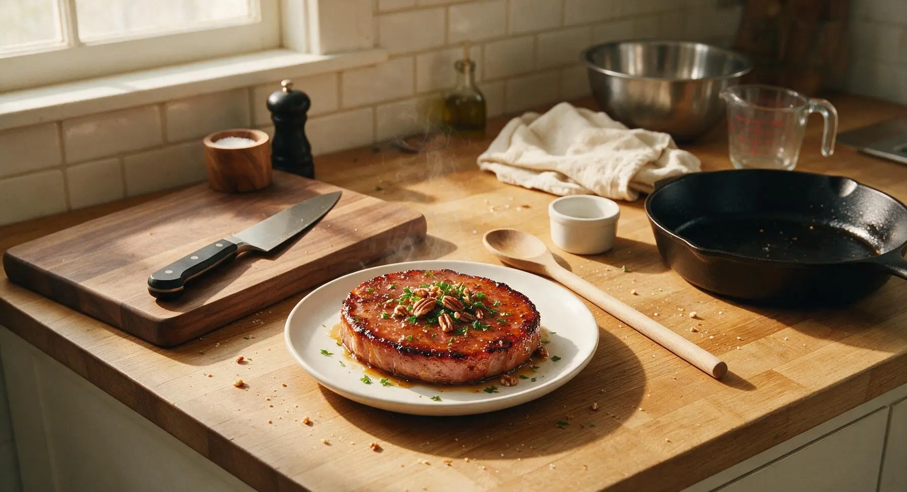 Honey Dijon Ham Steak
