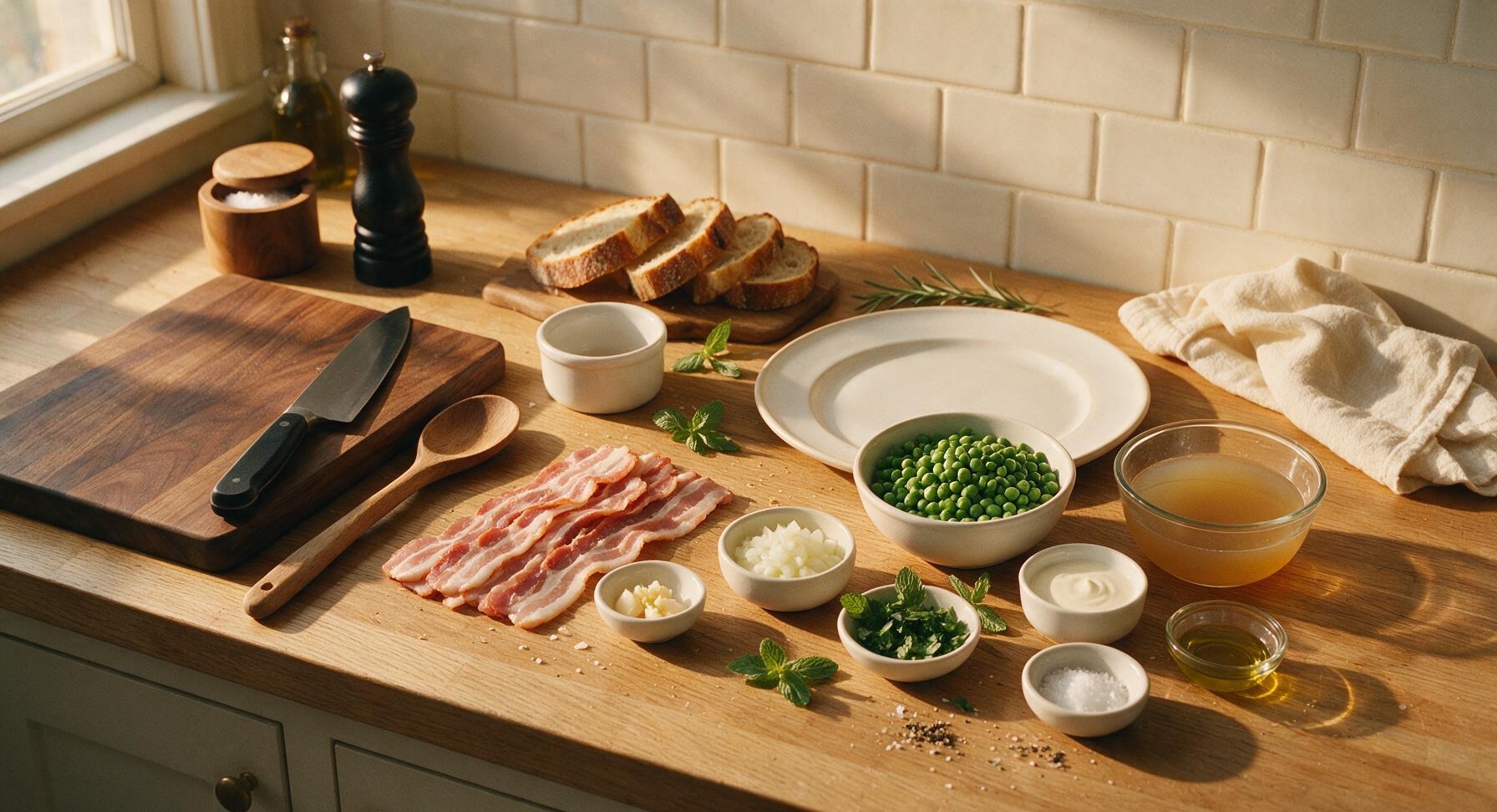 bacon and pea soup recipe - YumEnjoy